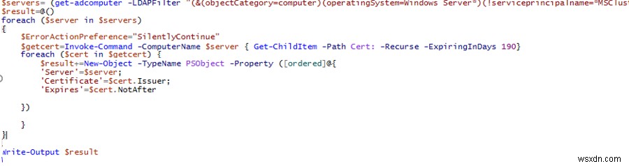 PowerShell로 SSL/TLS 인증서 만료 날짜 확인하기 