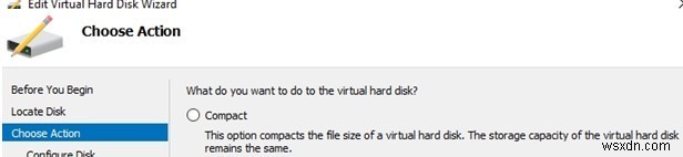 Hyper-V에서 가상 하드 디스크를 확장하거나 축소하는 방법은 무엇입니까? 