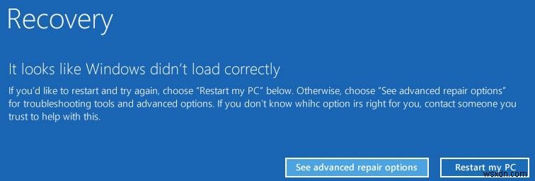 Windows 10에서  Winload.efi가 없거나 오류가 있습니다  수정 