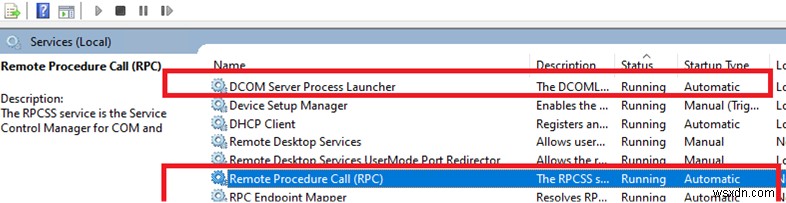 Windows에서  RPC 서버를 사용할 수 없음  오류 문제 해결 