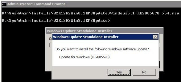 Windows 8.1 및 Windows Server 2012 R2 KMS 활성화 