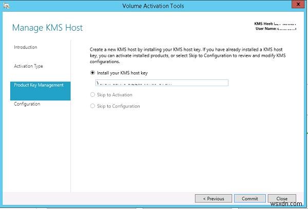 Windows Server 2012 R2에 KMS 서버 설치 