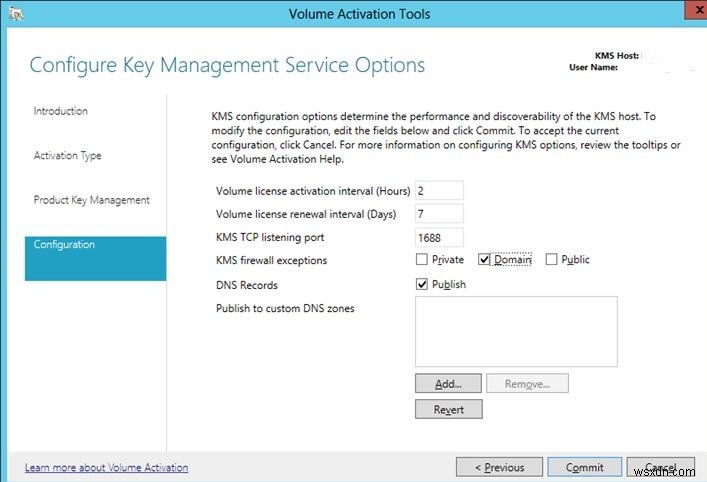 Windows Server 2012 R2에 KMS 서버 설치 