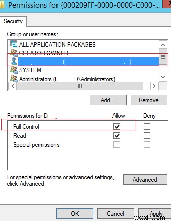 Windows의 DistributedCOM 오류 10016:응용 프로그램별 권한 설정이 로컬 활성화 권한을 부여하지 않음 