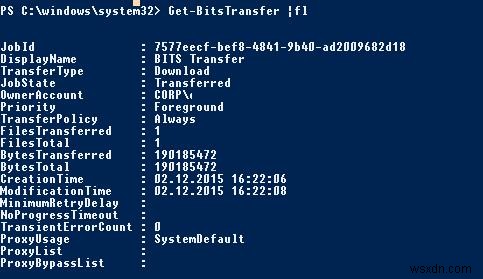 BITS 및 PowerShell을 사용하여 신뢰할 수 없는 네트워크를 통해 대용량 파일 복사 