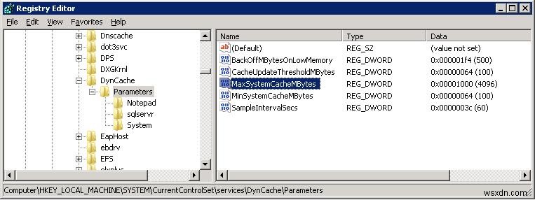 Windows Server 2008 R2에서 메타파일에 의한 높은 메모리 사용량 수정 