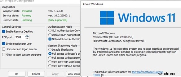 Windows 10 및 11에서 여러 RDP 세션을 허용하는 방법은 무엇입니까? 