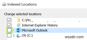 수정:Windows 10/11에서 Microsoft Outlook 검색이 작동하지 않음 