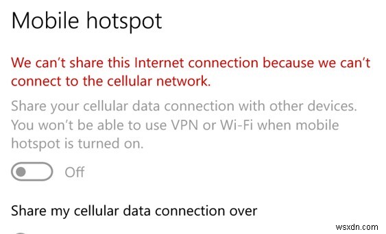 Windows 10 PC에서 Wi-Fi 핫스팟을 만드는 방법 