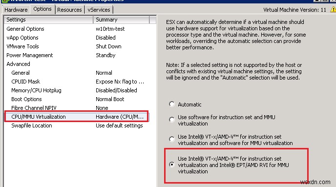 VMWare ESXi에서 Windows 10 VM에 Hyper-V 역할을 설치하는 방법 