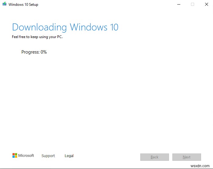 Setup.exe 명령줄 스위치를 사용하여 Windows 10 빌드 업그레이드 