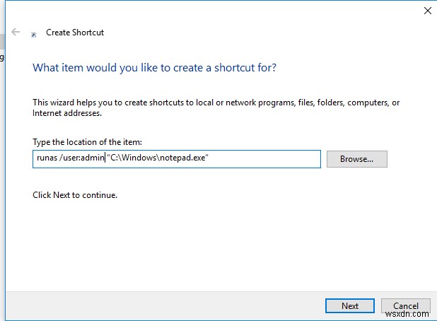 Windows 10에서 다른 사용자(RunAs)로 프로그램을 실행하는 방법은 무엇입니까? 