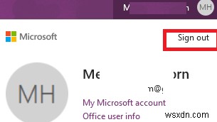 Office 365/2019/2016 오류:조직의 다른 계정이 이미 컴퓨터에 로그인되어 있습니다. 