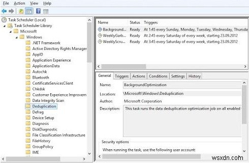 Windows 8.1에서 데이터 중복 제거 활성화 