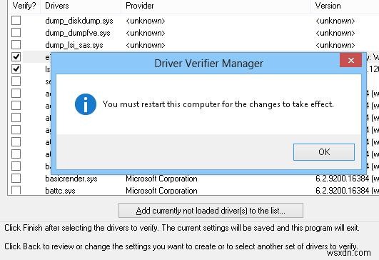 Driver Verifier:Windows 드라이버 문제를 해결하고 식별하는 방법 