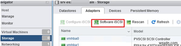 VMware ESXi에서 iSCSI 데이터 저장소(LUN) 구성 