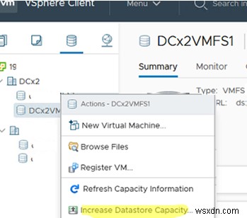 VMware ESXi(vSphere)에서 VMFS 데이터 저장소 용량 늘리기 