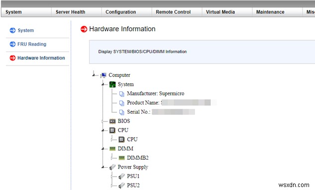 IPMI:SuperMicro 원격 관리 인터페이스 구성 