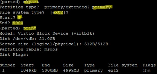 Parted:Linux에서 디스크 파티션 생성 및 관리 