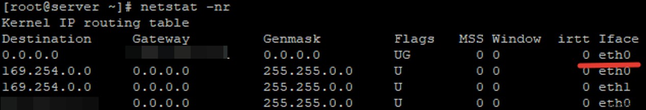 RHEL/CentOS에서 네트워크 설정 구성 