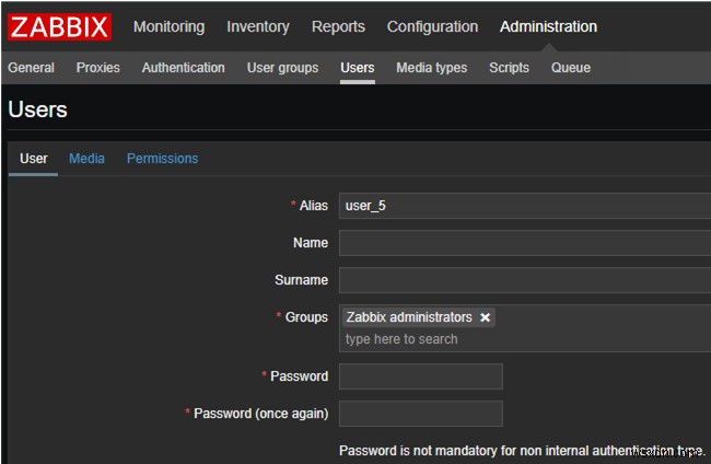 Zabbix:Active Directory의 싱글 사인온(SSO) 인증 