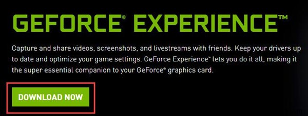 수정됨:Windows 10, 8, 7에서 GeForce Experience 오류 코드 0x0003 