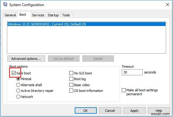 Windows 리소스 보호가 요청한 작업을 수행할 수 없음 Windows 10 