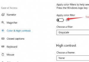 수정됨:Windows 10 화면이 흑백으로 표시됨 