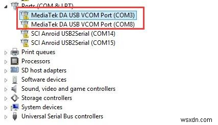 Windows 10에서 MTK(MediaTek) VCOM USB 드라이버 오류 수정 