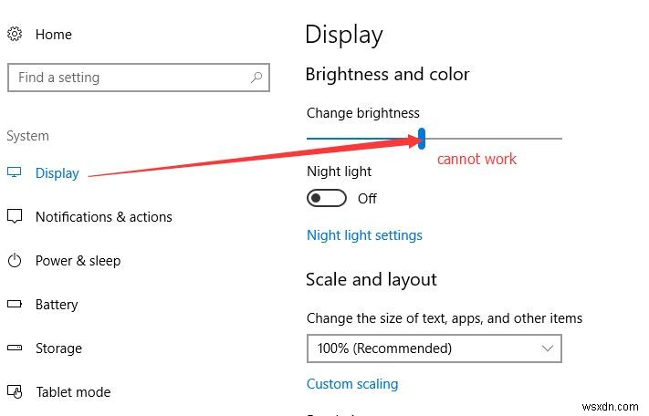 [수정됨] Windows 10에서 화면 밝기를 조정할 수 없음 