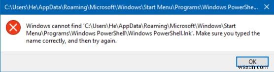 Windows 10의 시작 메뉴에서 Windows PowerShell 누락 문제를 해결하는 방법 