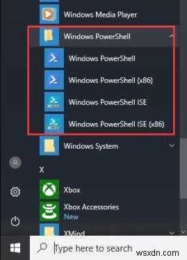 Windows 10의 시작 메뉴에서 Windows PowerShell 누락 문제를 해결하는 방법 