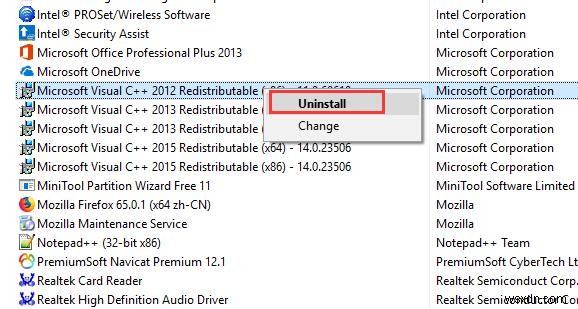 수정됨:병렬 구성이 잘못된 Windows 10 