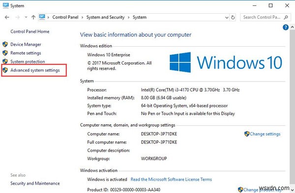 Windows 10에서 비페이지 영역 블루 스크린의 페이지 오류 수정 