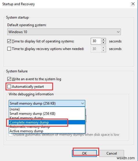 Windows 10에서 비페이지 영역 블루 스크린의 페이지 오류 수정 