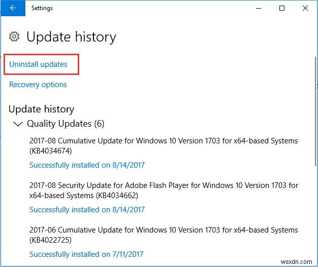 수정됨:Windows 10에서 알 수 없는 하드 오류 