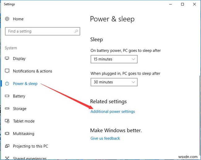 수정됨:Windows 10의 전원 옵션에서 절전 옵션이 누락됨 