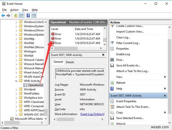 Windows 10에서 WMI 공급자 호스트 높은 CPU 사용량 문제 수정 