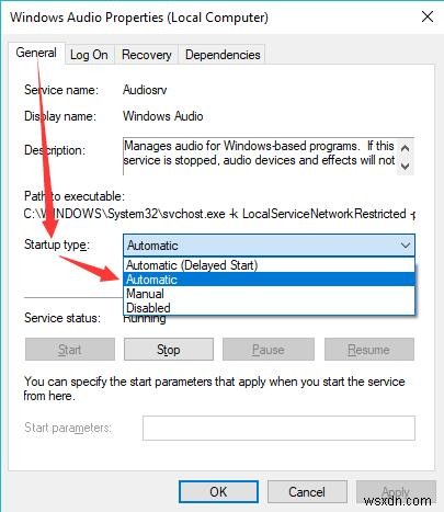 Windows 10에서 고화질 오디오 장치 코드 10 오류 수정 