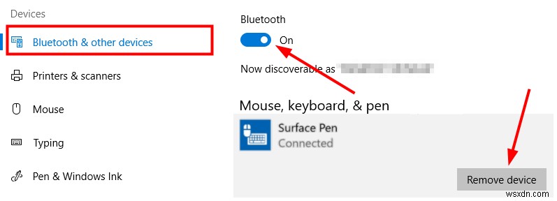 Windows 10에서 Surface Pro 펜이 작동하지 않는 문제 수정 