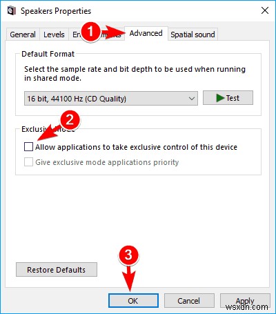 해결:다른 앱이 Windows 10에서 사운드(0xc00d4e85)를 제어하고 있습니다. 