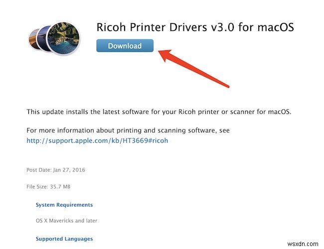 Windows 10 및 Mac용 Ricoh 프린터 드라이버를 설치하는 방법 