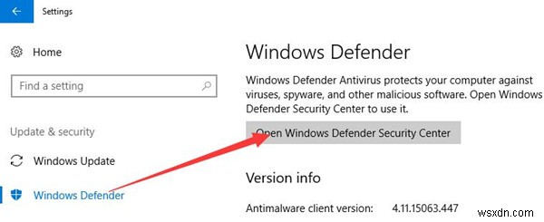 수정됨:Windows Defender가 Windows 10에서 스캔하지 않음 