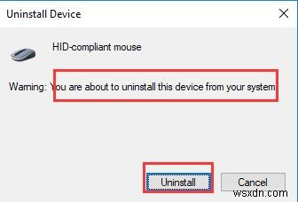 Windows 10에서 HID 호환 마우스가 작동하지 않는 문제 수정 