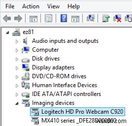 Windows 10에서 Logitech C920 웹캠이 작동하지 않는 문제 수정 