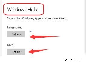 Windows 10에서 Windows Hello가 작동하지 않는 문제 수정 