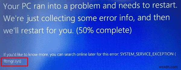 쉽고 빠르게 Windows 10, 8, 7에서 fltmgr.sys BSOD 수정 