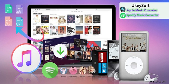 UkeySoft를 사용하여 Apple Music 및 Spotify 음악을 MP3로 변환하는 방법 
