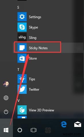 Windows 10에서 스티커 메모를 열고 사용하는 방법 